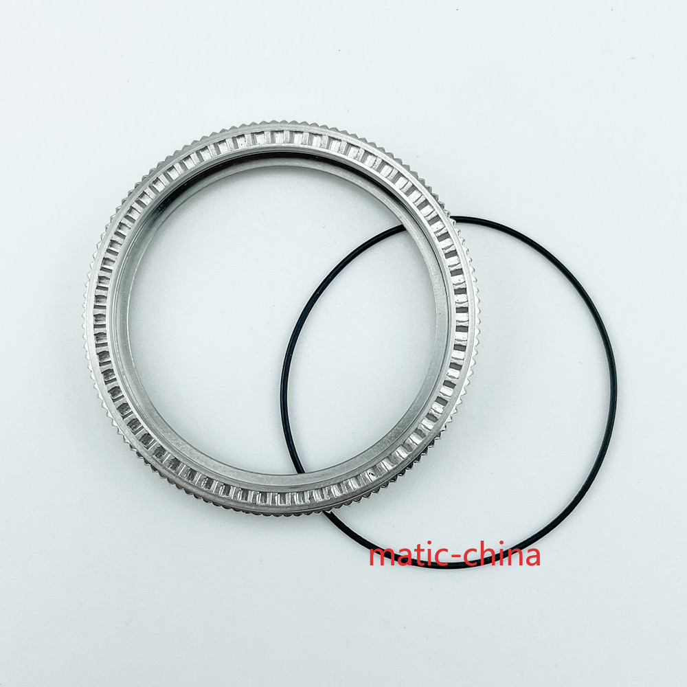 Coin Edge Silver Polished Finish 316L Stainless Steel Bezel SKX007/SKX175/SRPD