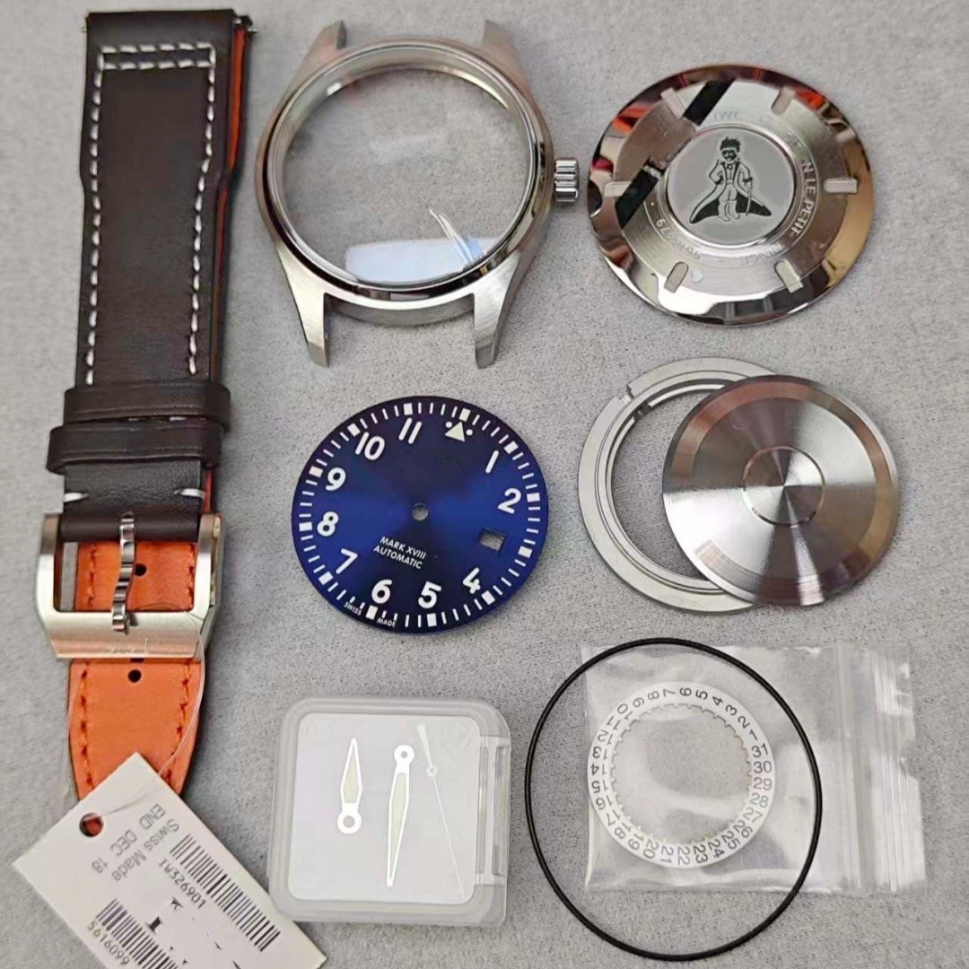 40mm Stainless Watch case kit For 2824 Movement After-sales Accessories DIY