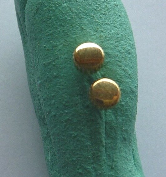New Piaget Polo strap model yellow gold water res. crown 3.25mm for 0.8mm stem.