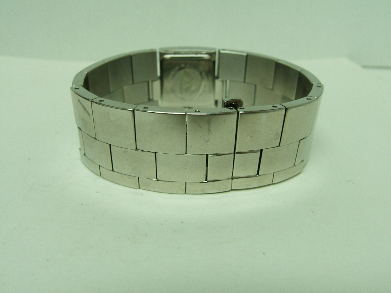 EMPORIO ARMANI SILVER WATCH PHOTO SAMPLE FOR PARTS & REPAIR ONLY SOLD AS IS