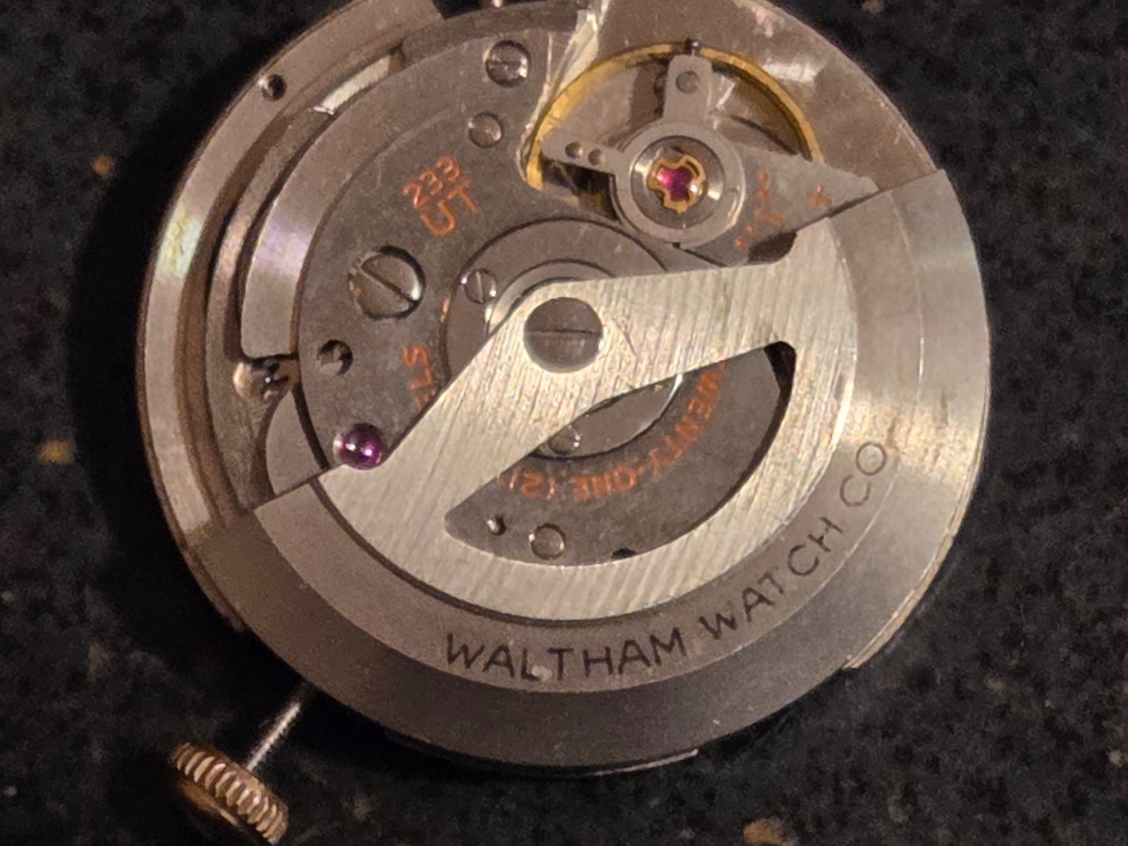 UC (UTC) (Seiko) 233. 21 Jewel men’s automatic movement, c. 1965.