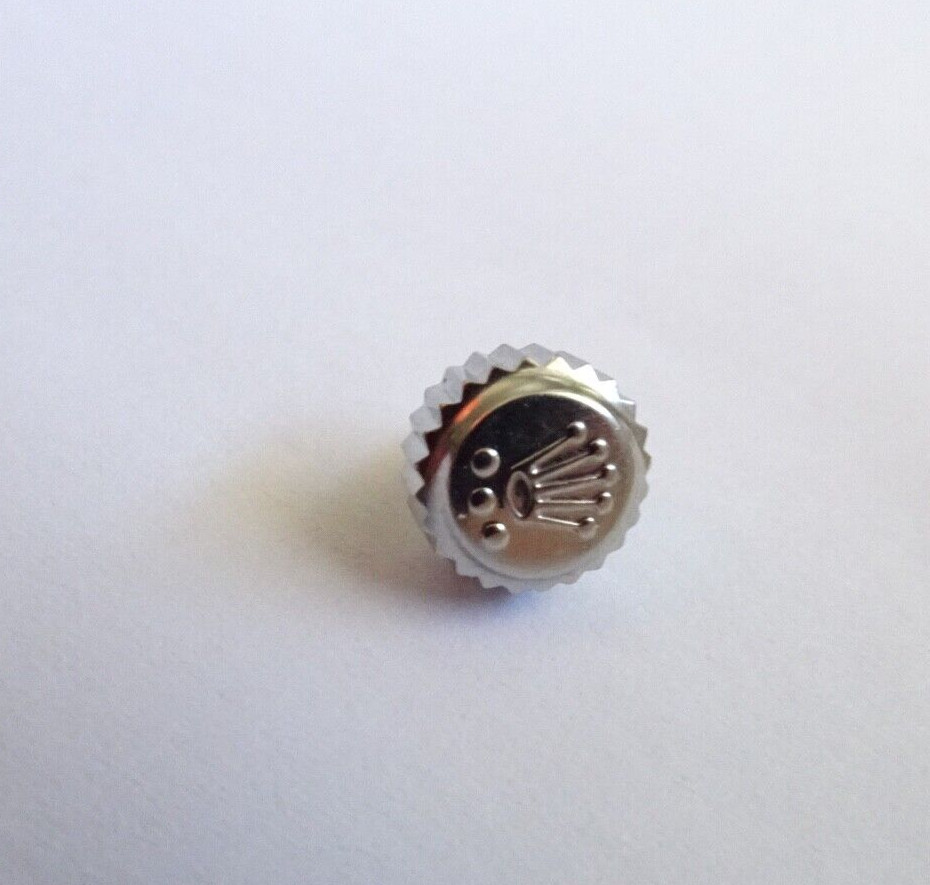 Genuine Rolex Crown 8mm., 24 803- 0 , Stainless Steel new condition