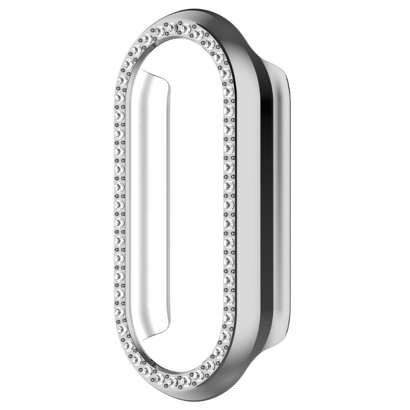 Sparkling Tempered Glass PC Cutout Case Shell For Band 9/9NFC Smartwatch Stylish