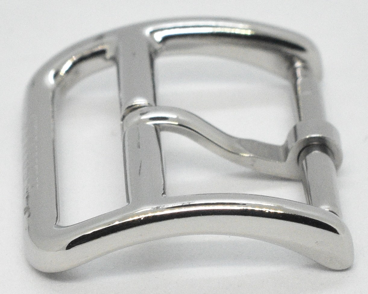 Hermes 17mm Steel Pin Tang Buckle Watch Clasp