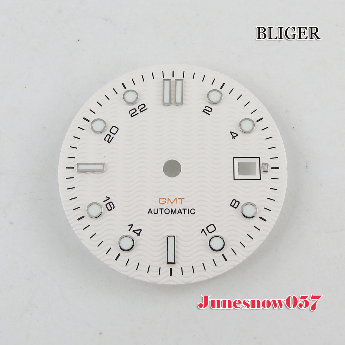 Bliger 31mm Men White/Blue/Black Watch Dial Fit NH34A MINGZHU 3804 GMT Movement