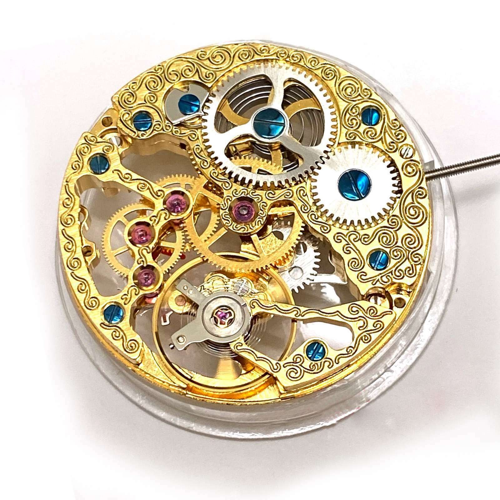 21600bph 17-Jewel Hollow Vintage 6497 ST3600 Mechanical Watch Movement Hand Wind