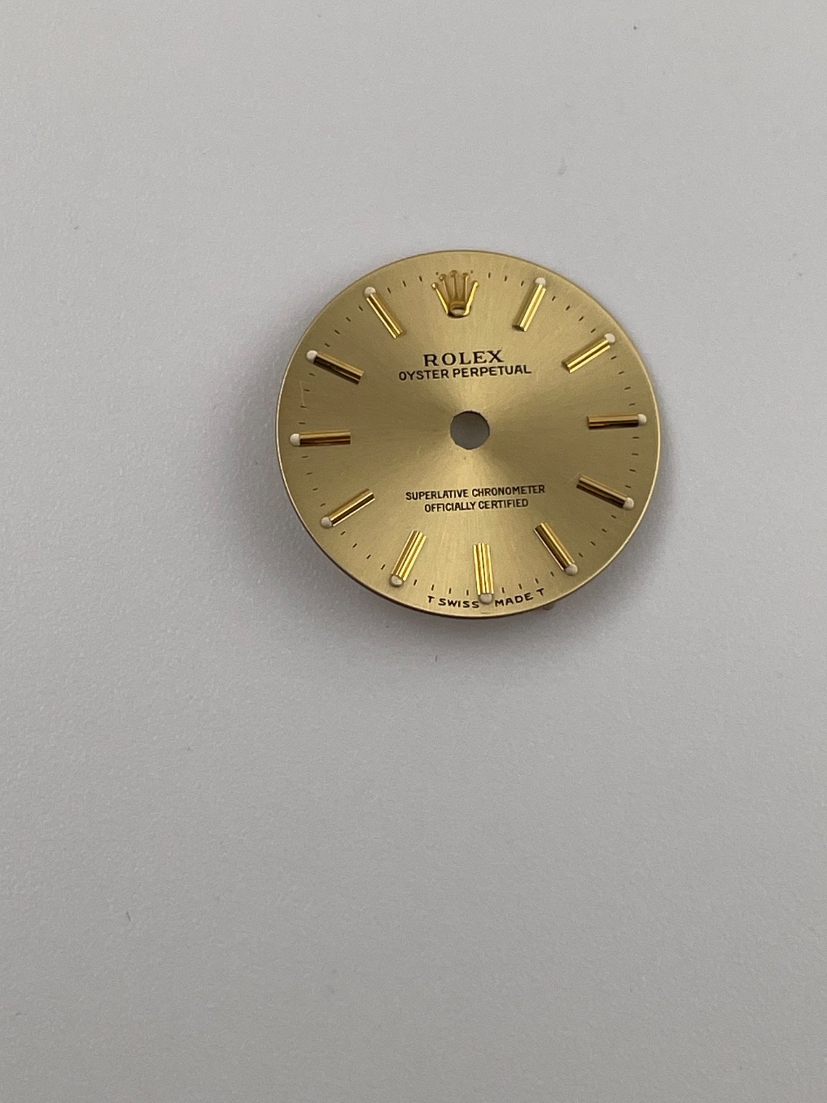 Rolex 24mm Champagne Stick Dial Authentic