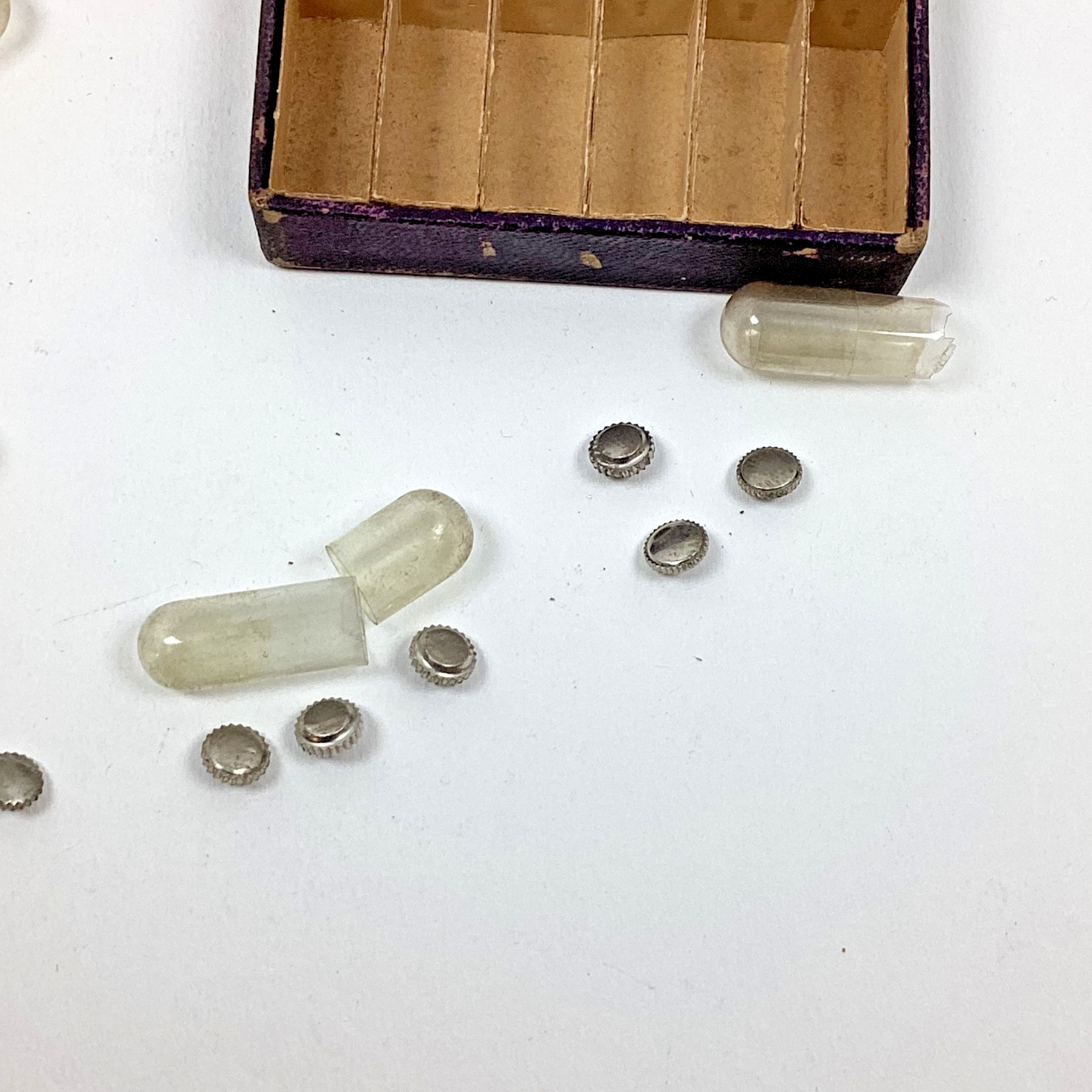 Lot of Swiss NOS Crown Assortment Gold Silver & Rose Gold Tone Watchmaker READ