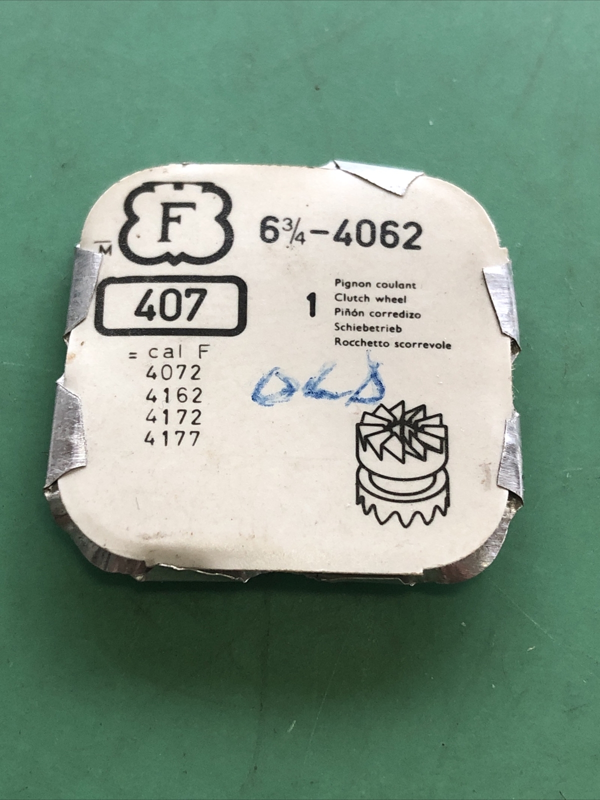 Felsa 4062 Hour Wheel X 1 Swiss Made Old New Stock Free Post