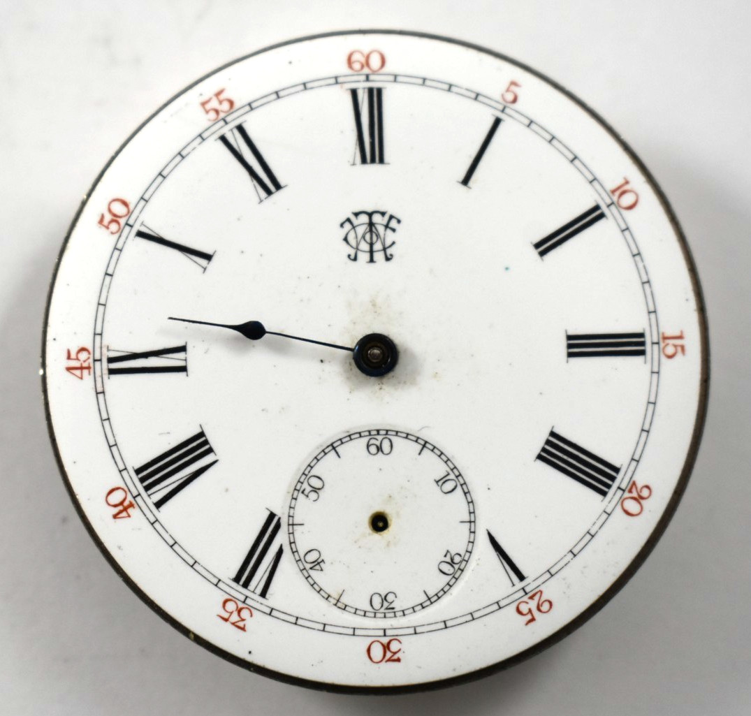 Vintage Trenton W.Co USA 16s Hunting Pocket Watch Movement lot.we