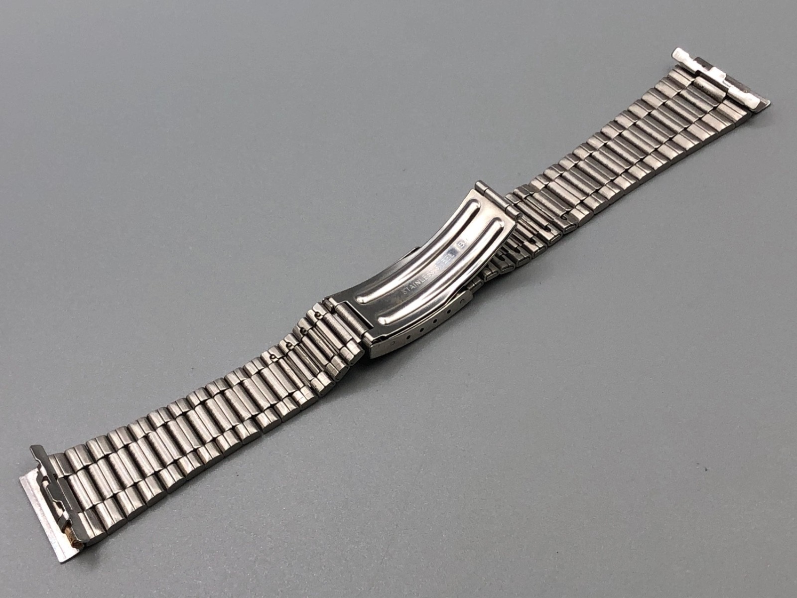 VINTAGE 70s 80s NOS ORIENT JAPAN STAINLESS STEEL 22mm END LINK WATCH BRACELET