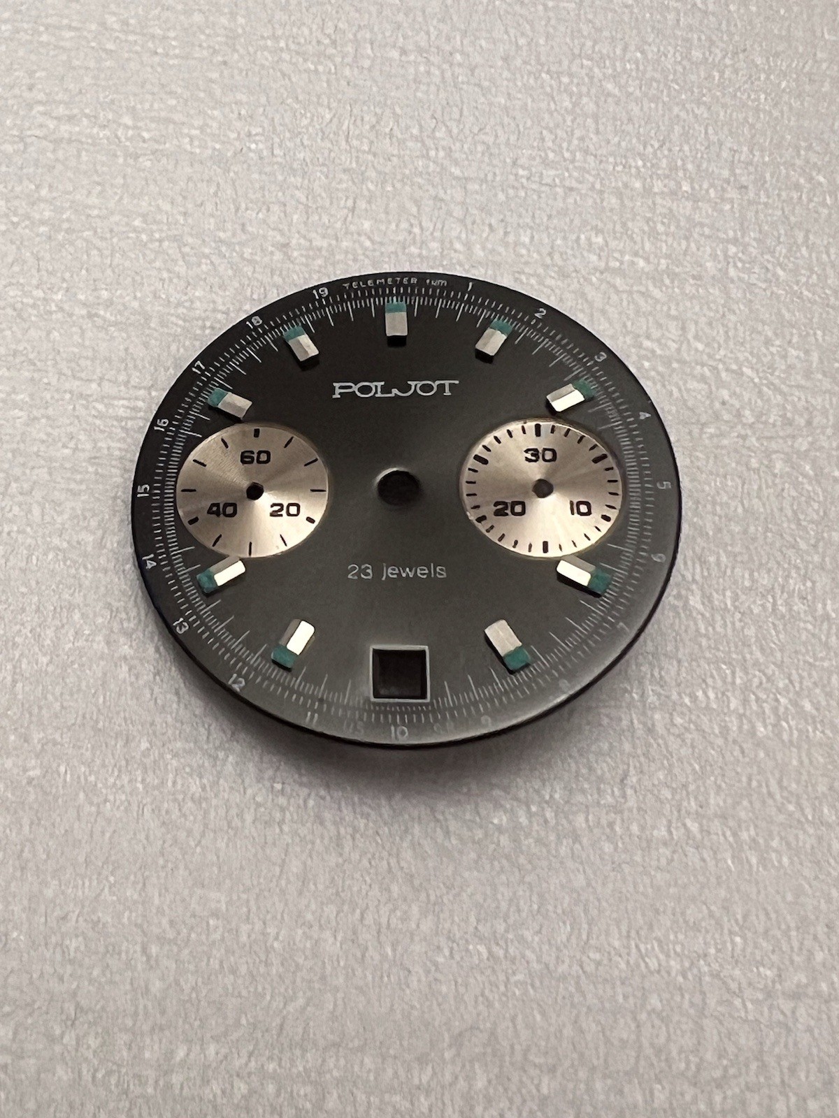 Chronograph 3133 Movement (USSR) Poljot Dial.