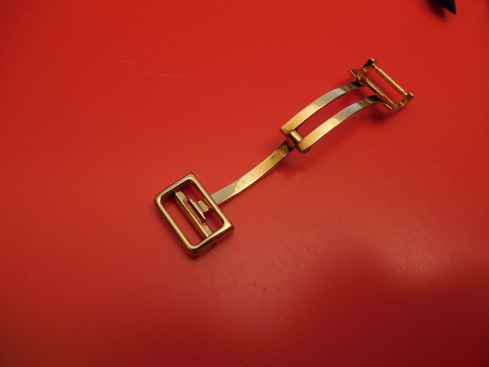 EBEL SOLID 18K GOLD 12MM / 15MM DEPLOYMENT CLASP BUCKLE FOR DISCOVERY 1911 SPORT
