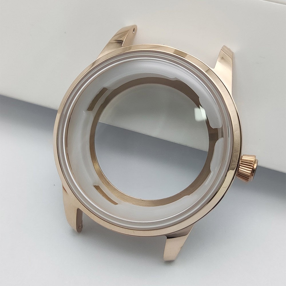 40mm Premium Cocktail-Style Waterproof Watch Case Fits NH35 NH36 Movements 5ATM