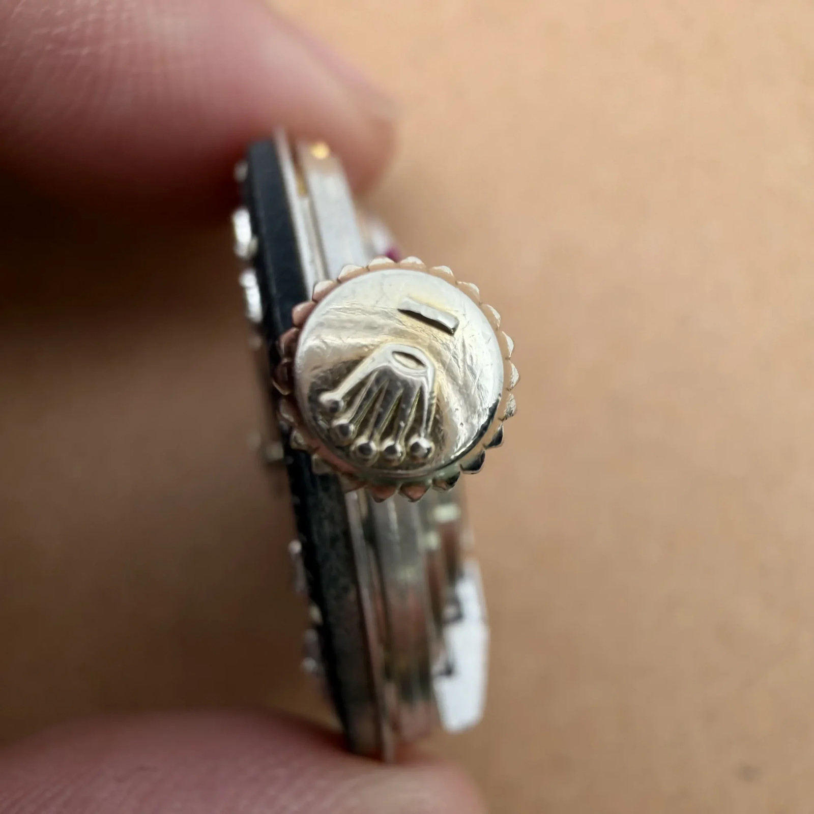Rolex Day Date caliber 1556 Movement Authentic Custom Dial
