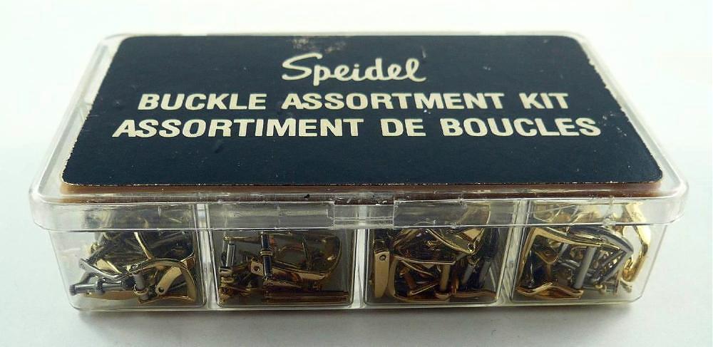 New Old Stock Box of Speidel Buckle Assortment Kit for Wristwatches Men & Ladies