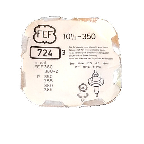 FEF Fleurier 350 355 380 385 Balance Staff watch part #723/245 (3-pack)