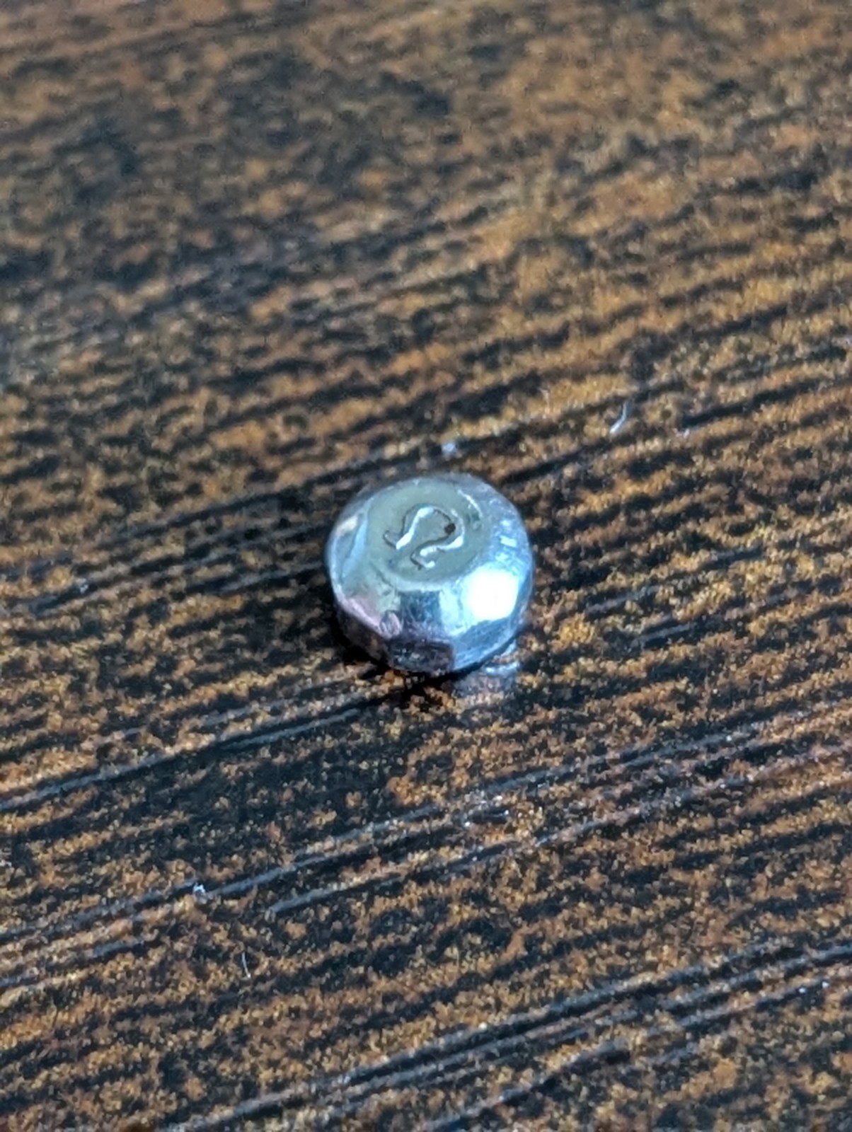 Omega Constellation Watch Crown, Decagon Shape, Used, 5mm X 2.8mm Tap 11 #P967