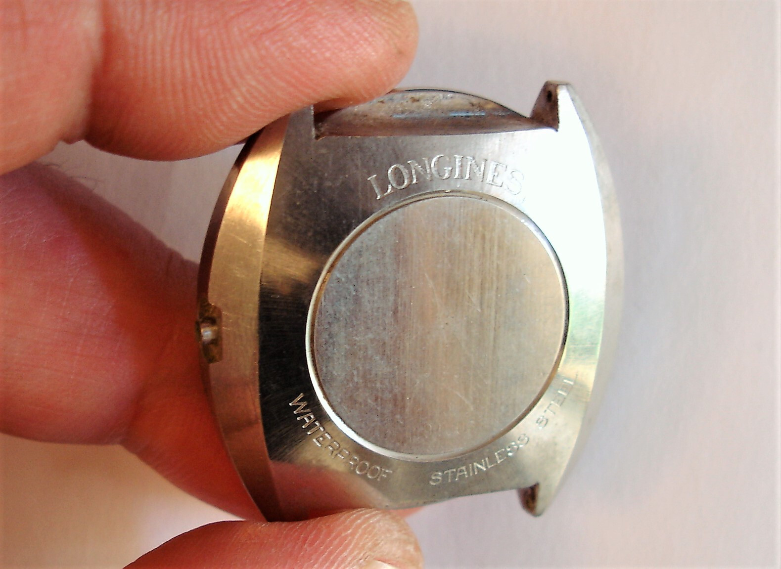 Longines Admiral 505 Vintage Watch Case Ref.8213, Steel, 39mm, 1960s