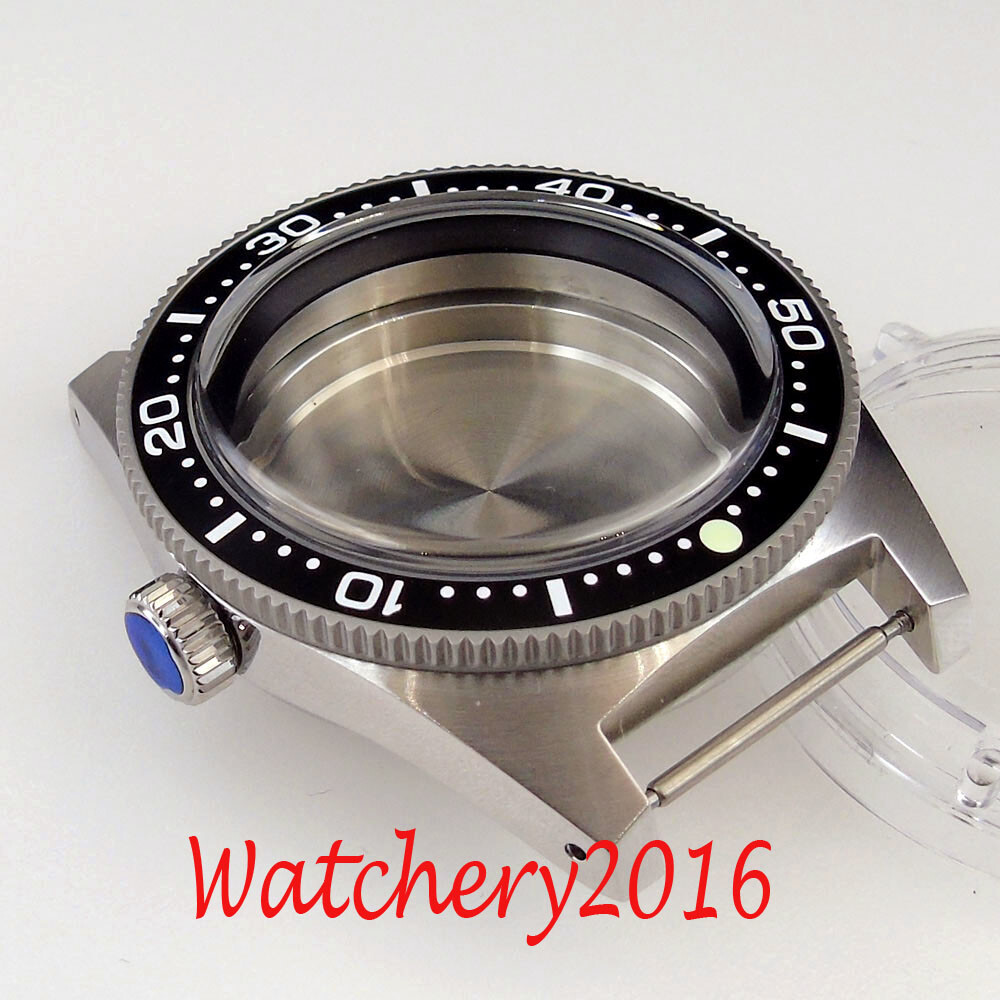 300m Dive 62MAS Watch Case for NH35 NH36 PT5000 ETA2824 Movement Domed Sapphire