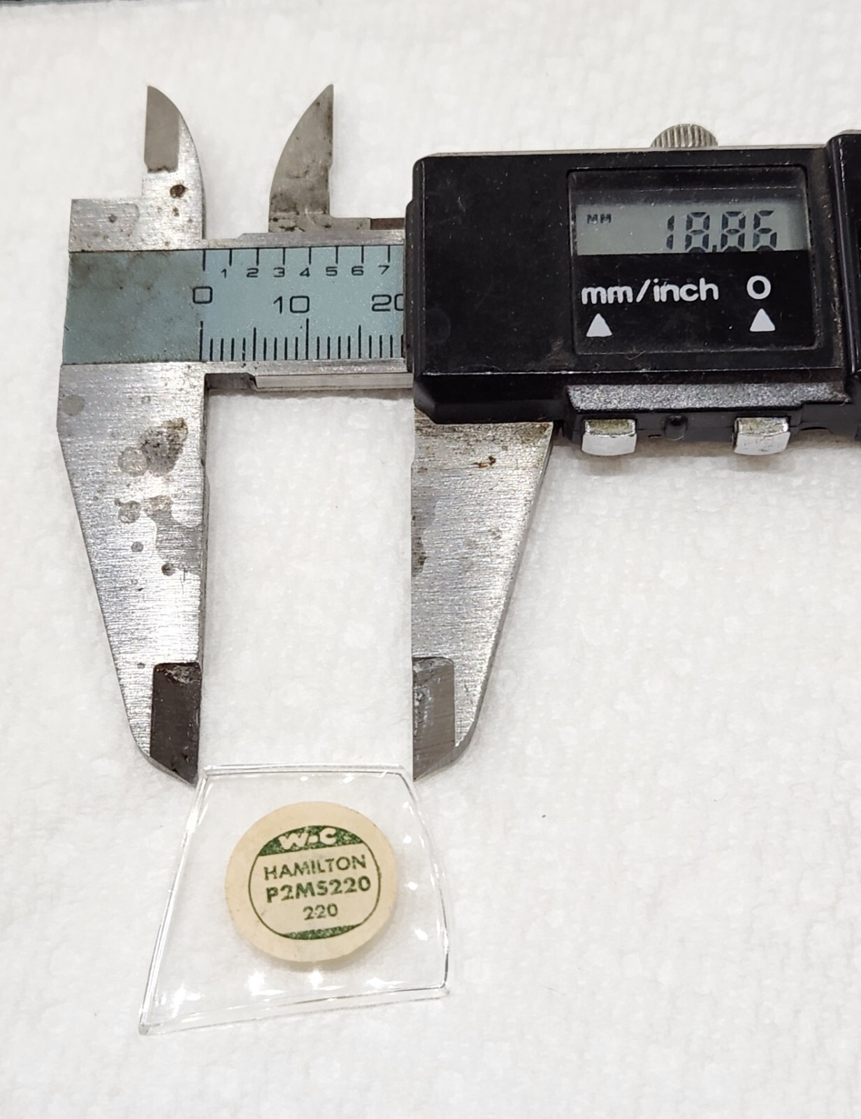 Hamilton Watch Craft Watch Crystal P2MS220 MOLDED PLASTIC #25D1