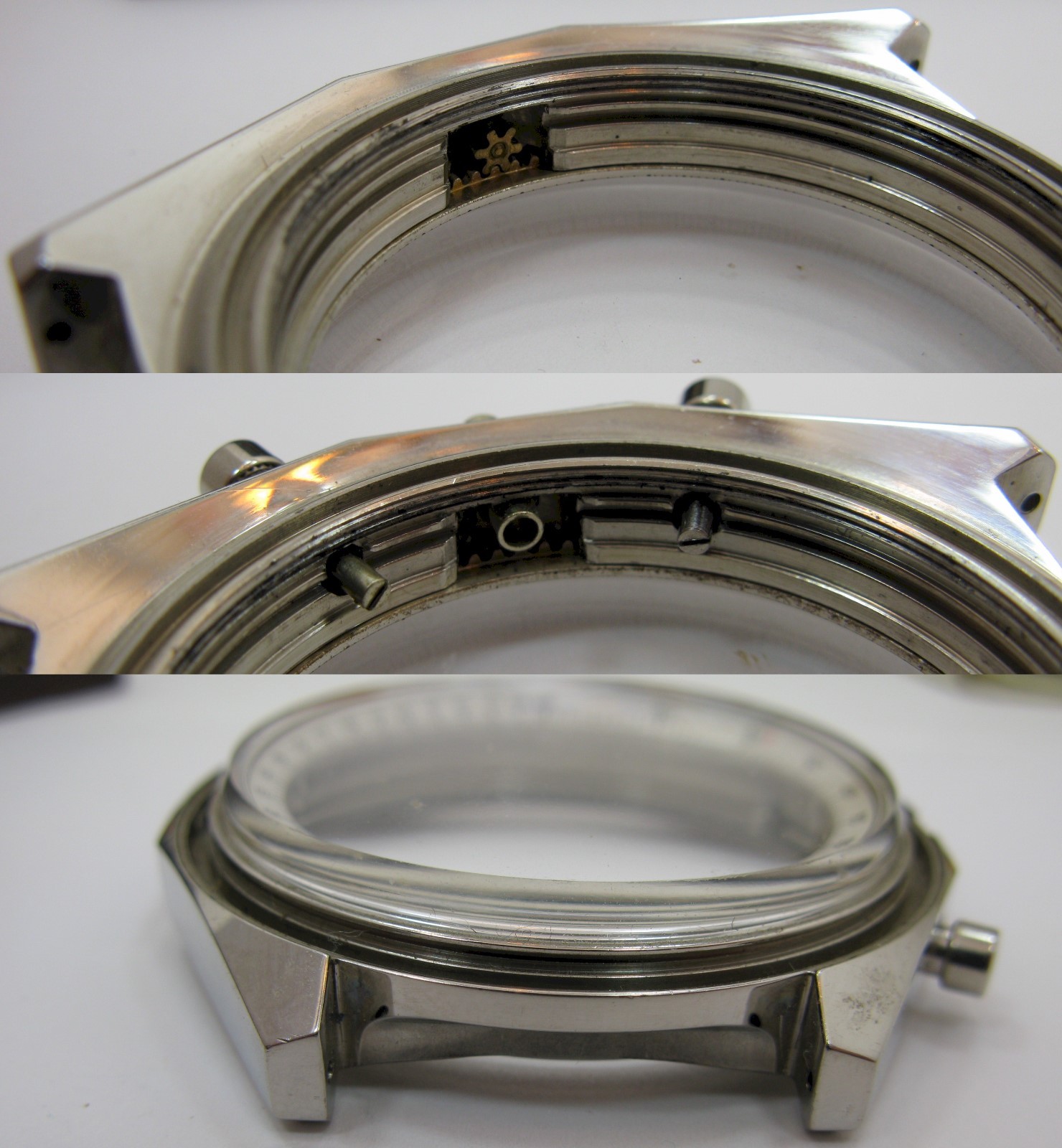 Breitling Chronomat watch case incomplete 0818 … for parts or project …