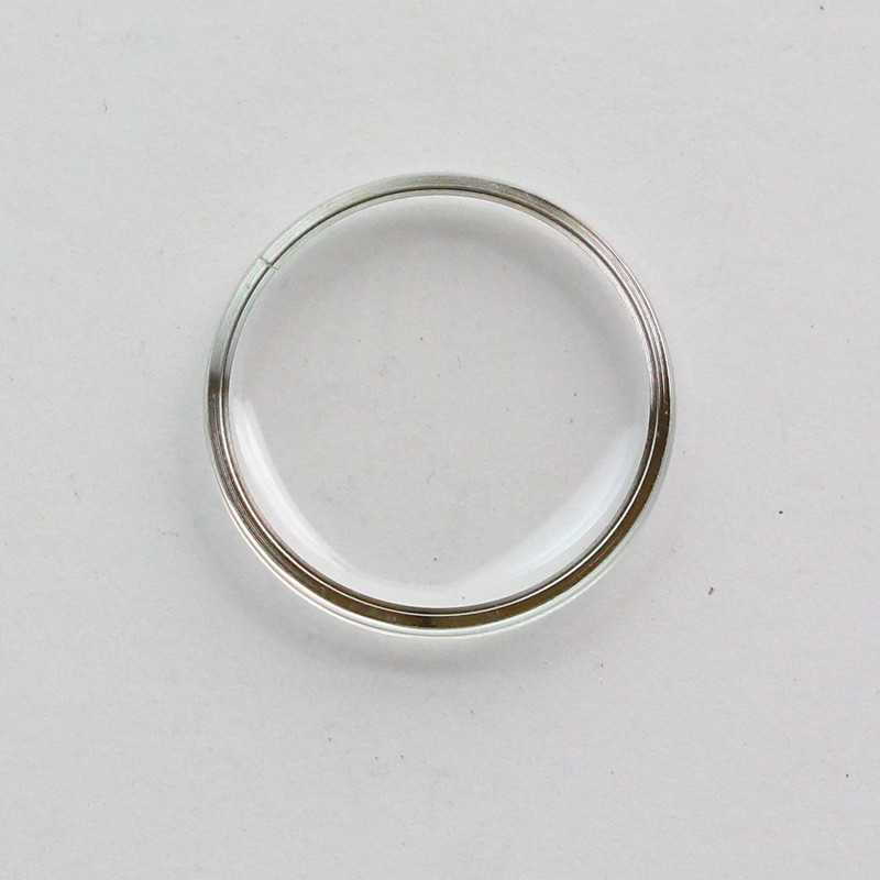 Omega De Ville 24.8mm White Ring Acrylic Crystal – Refill 29M – NOS