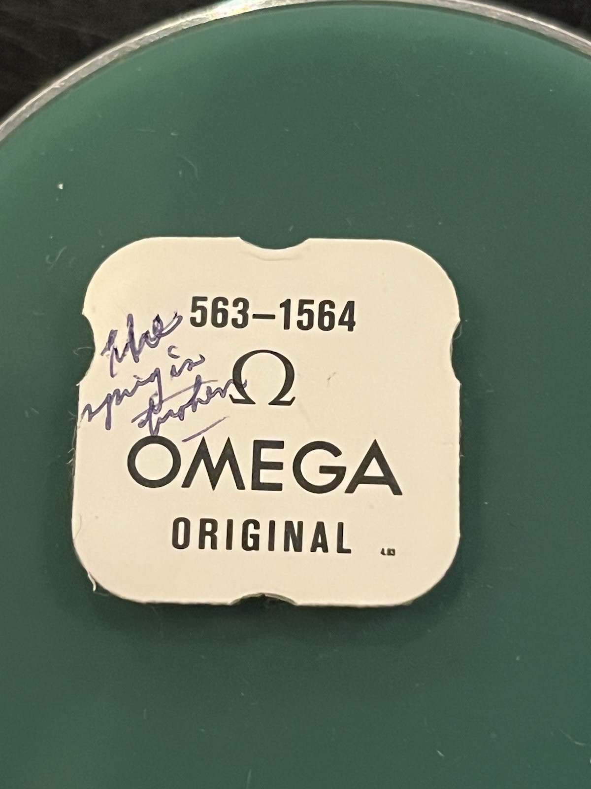 NOS Omega 563-1564 Date Indicator Driving Wheel For Multiple Calibers