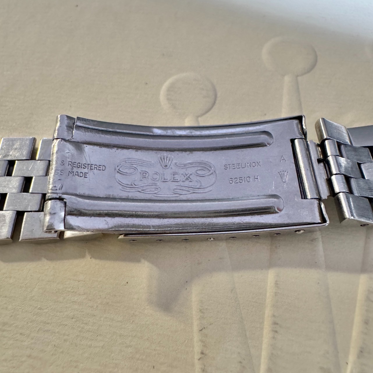 ROLEX Link Jubilee bracelet 62510H 555 SS 18Link 100%Authentic C7445