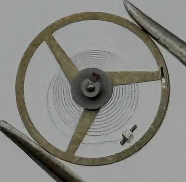 ST 69-21 Balance Wheel Complete And Spring Renata Watch Movement Parts NOS