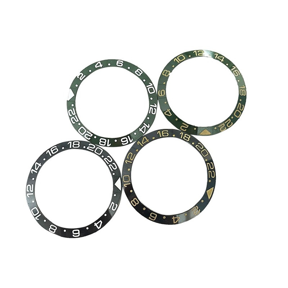 38mm Ceramic Watch Bezel Insert Super Luminous Fit for Automatic GMT Men’s Watch