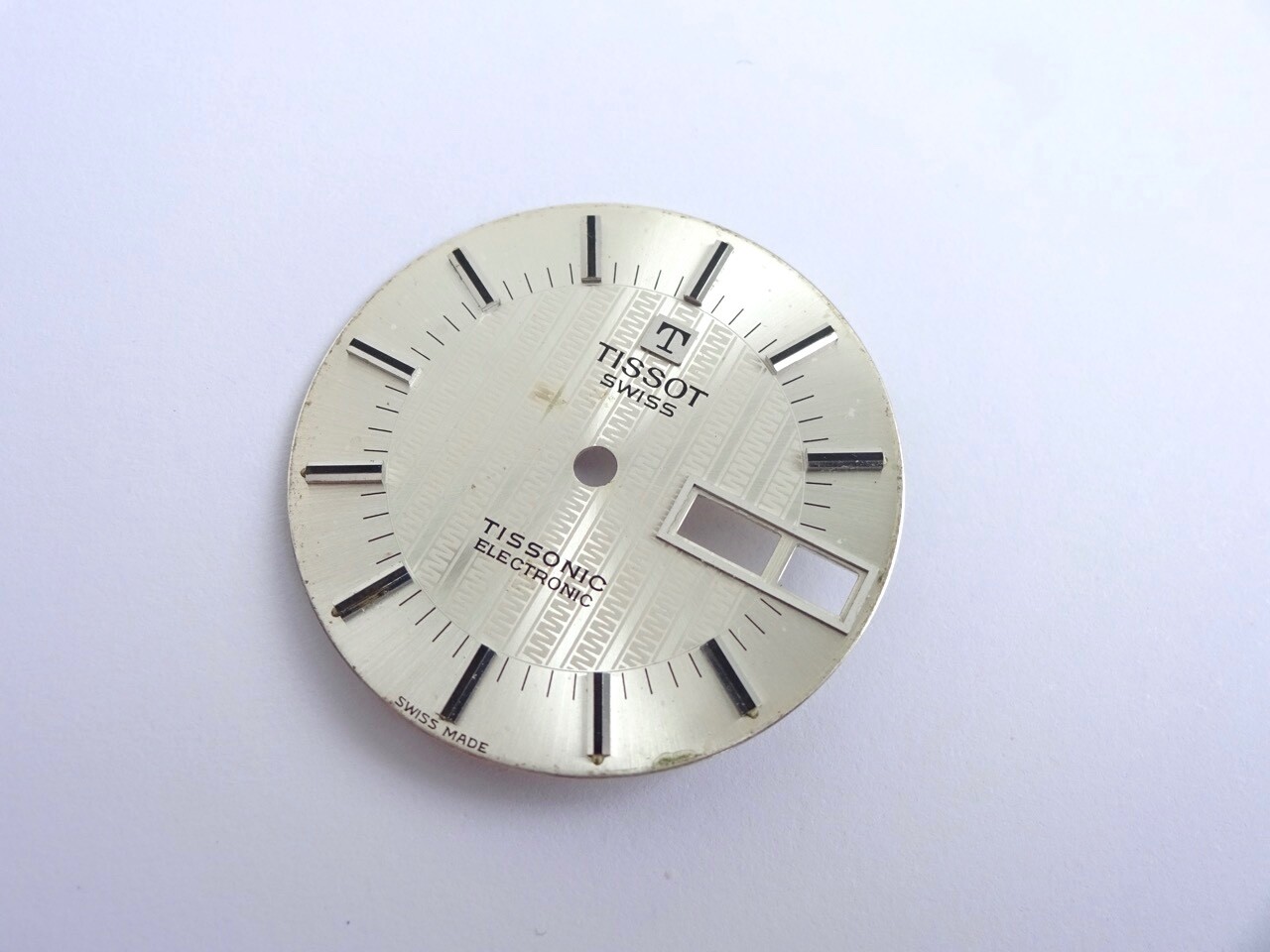 Tissot Tissonic Electronic 2020 (ESA9164) DayDate Tuning Fork Watch Dial (1263A)