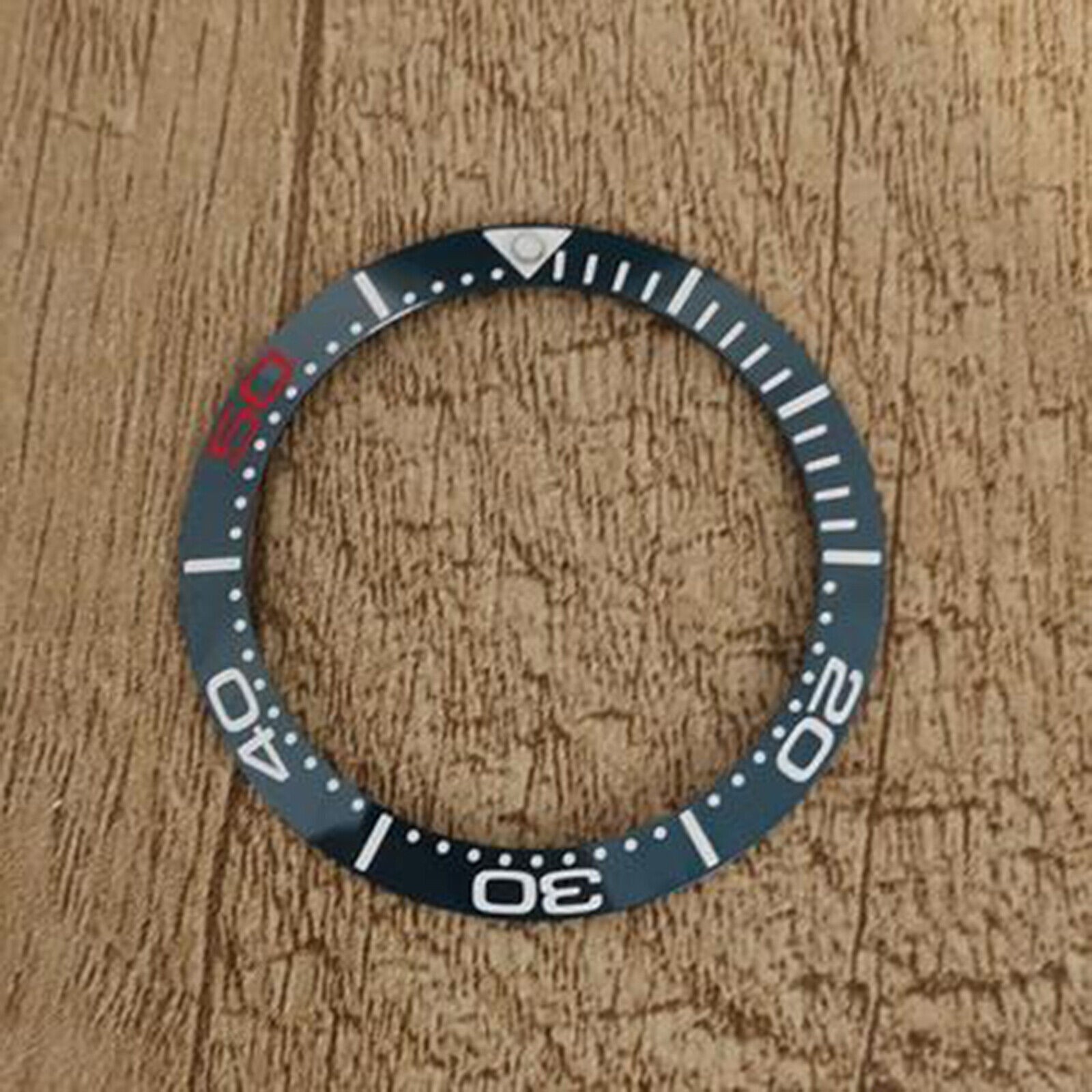 Outer 38MM Inner 30.5MM Watch Bezel Insert Luminous Beads Ceramic /Aluminum Ring