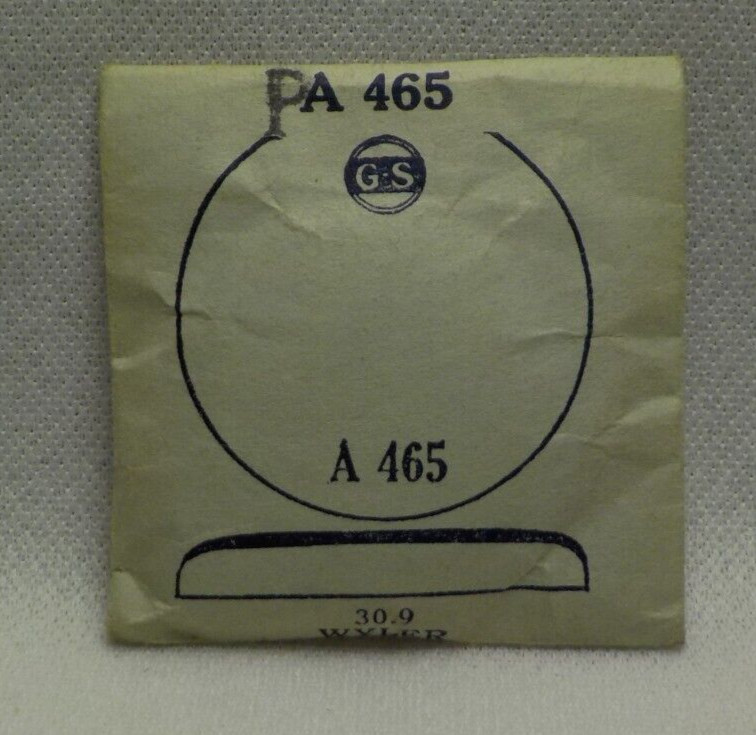 WYLER ROUND WATCH CRYSTAL REPLACEMENT PART 30.9MM WATCHMAKER GS FLEXO PA465 #138