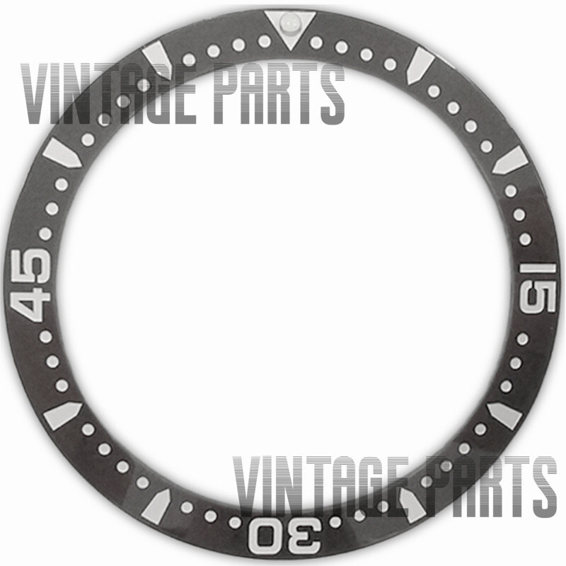 38*30.7mm 15-45 meteorite gray ceramic slope bezel insert fit for SUB SKX007