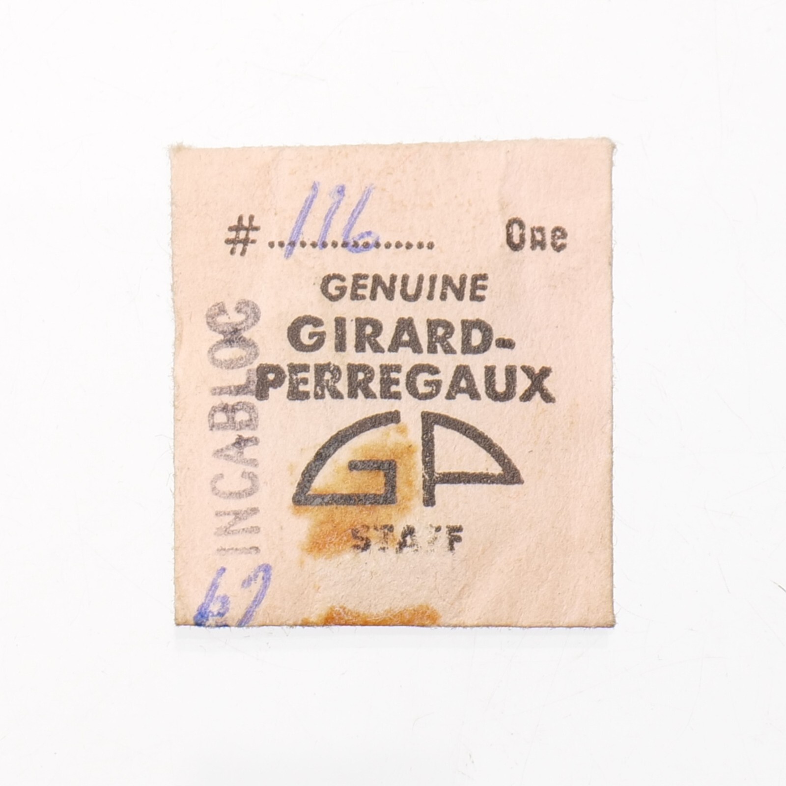 (1) Girard Perregaux 67 Balance Staff Bestfit 723/1081 Watchmakers Watch Part