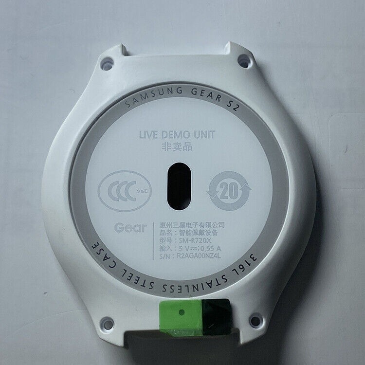 Rear Glass Battery Cover Back Cover Glass Accessories for Samsung Gear S2 R720