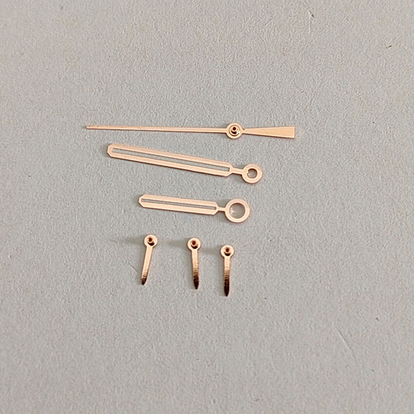 Watch Hands Gold/Silver/Rose Gold/Gunmetal Watch Pointers Set for VK63 Movement