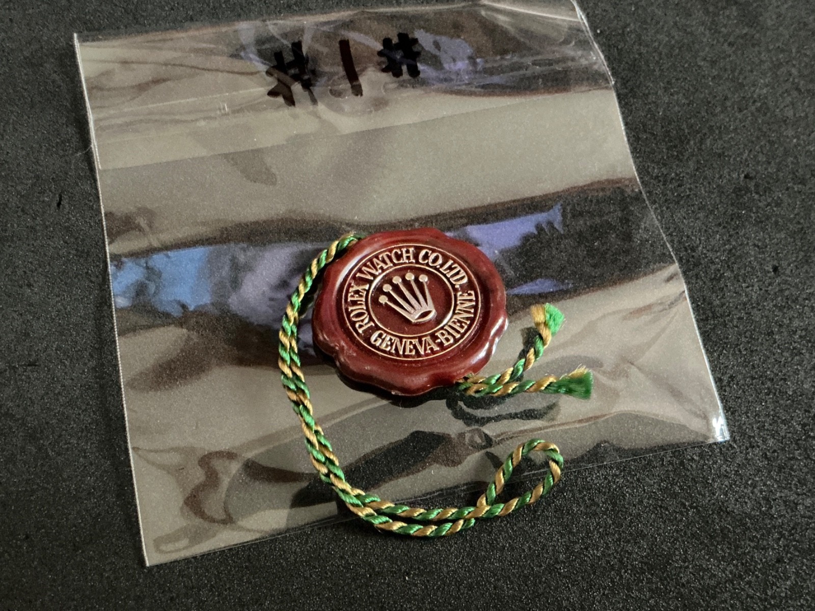 Authentic Rolex 80s Big Crown Red Hang Tag For GMT SUB DATEJUST – Your Choice