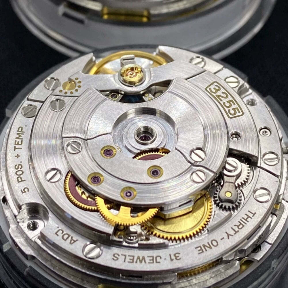 China Made 3255 Automatic Mechanical Movement Double Calendar Wide Disk