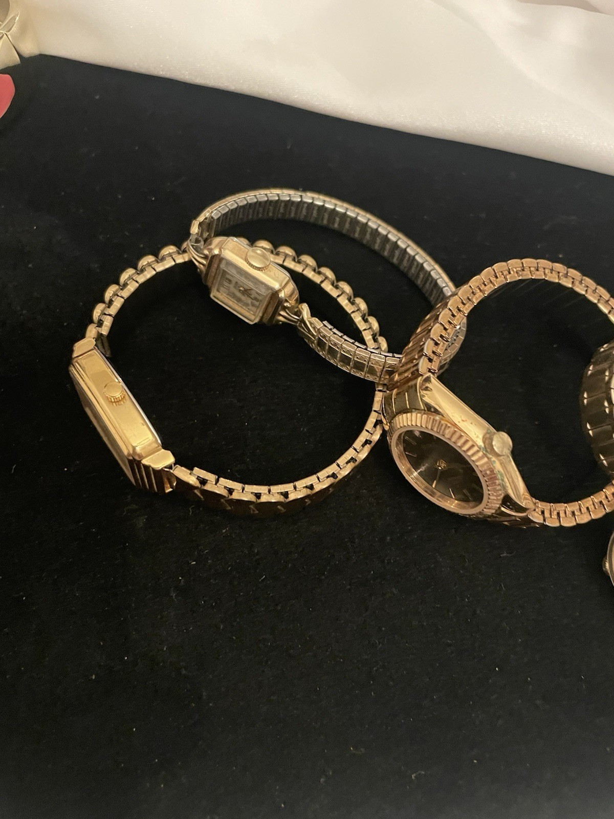VTG WATCH LOT FOR LADIES None Working PARTS & REPAIR Elgin Caravelle Benrus MORE