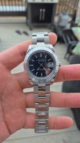 Watch Case Fluted 36mm 39mm for NH35 NH36 4R36 Sapphire Crystal 28.5mm Dial