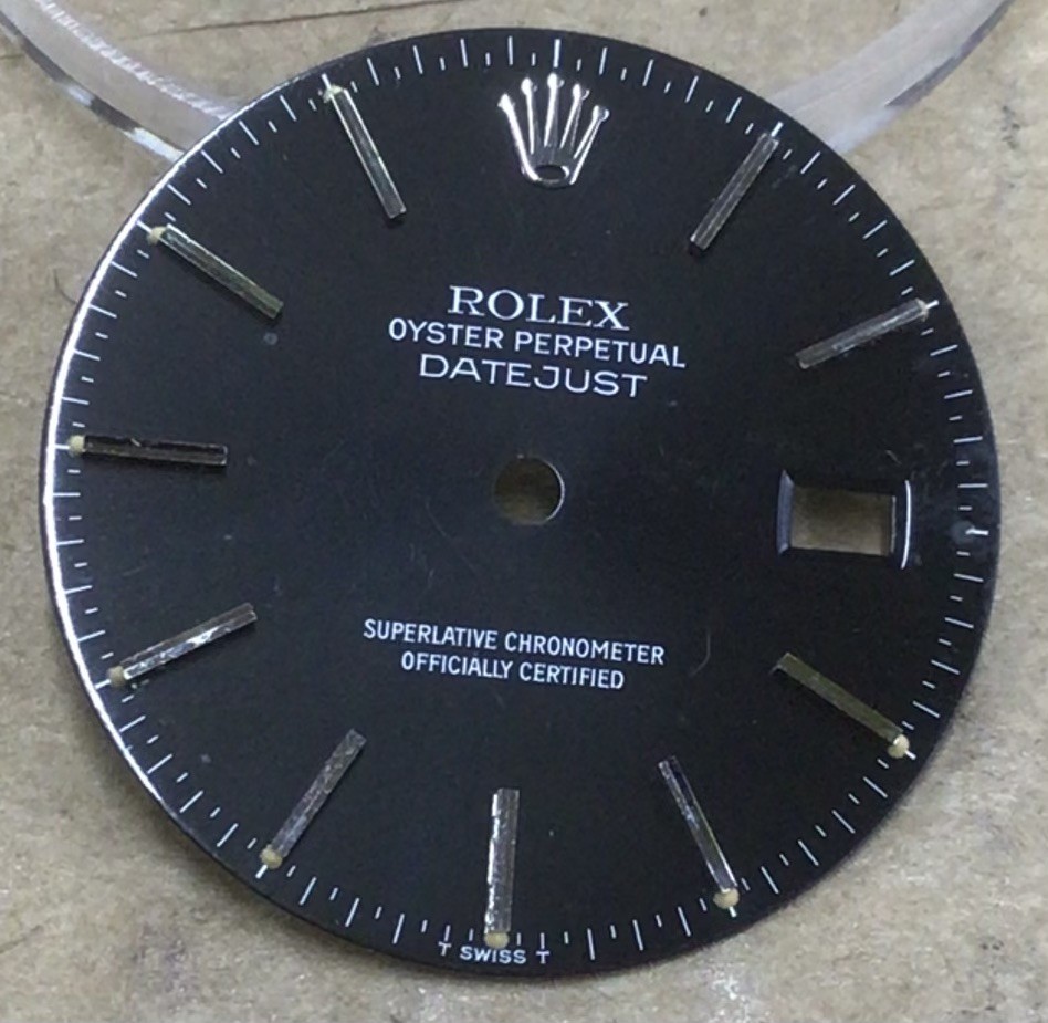 Rolex Datejust Black Stick Dial For 16014 16234 Style FCD28332