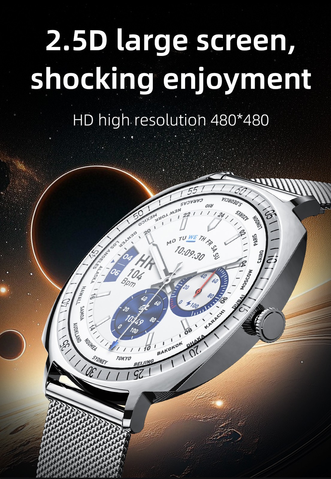 Smart Watch for Men Women Bluetooth Call Sport Fitness Tracker Heart Rate Gift