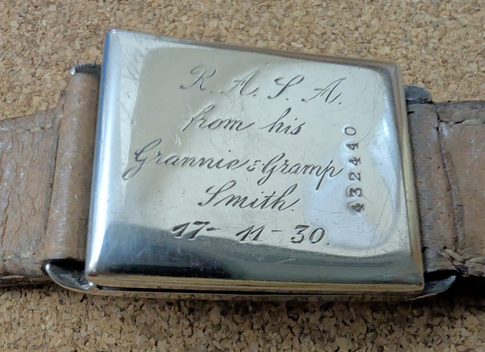 1928 Silver Case Mechanical Watch AS Movement Spares + Repairs