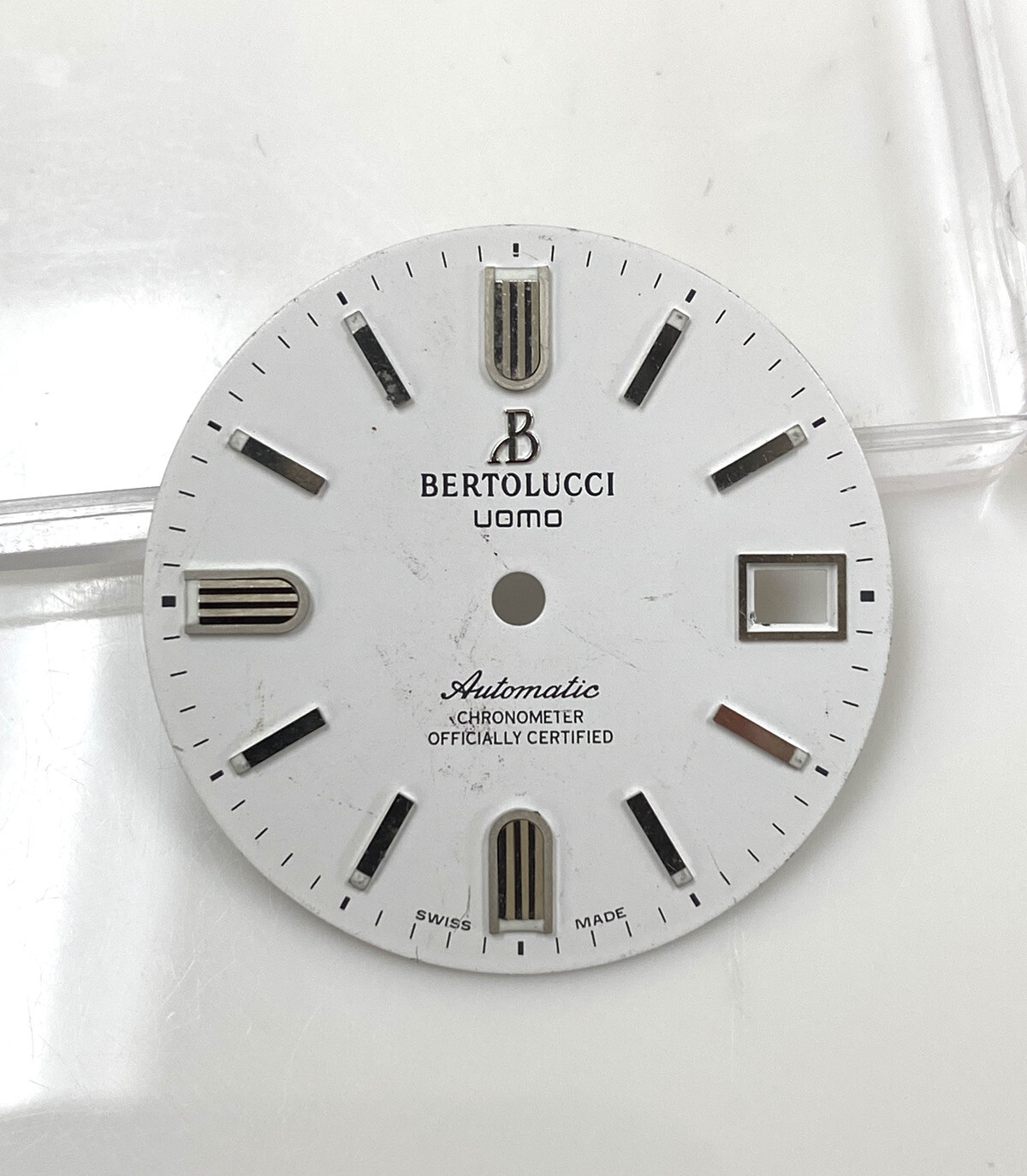 Original Bertolucci Uomo Automatic 28mm White Dial Ref: 884.55.41.10B