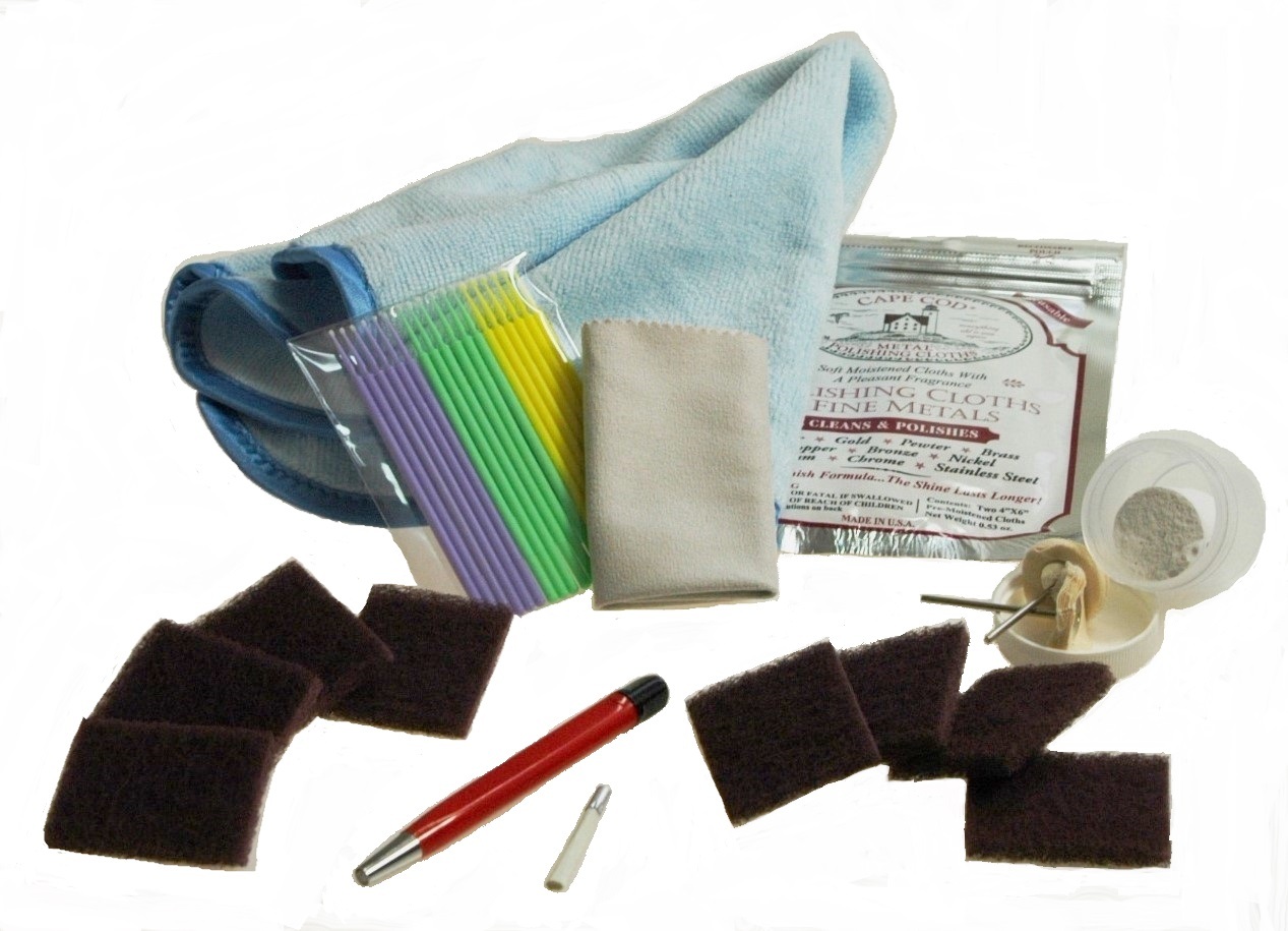 Deluxe Watch Scratch Removal Kit for Movado Dual Finish – with cape cod polish
