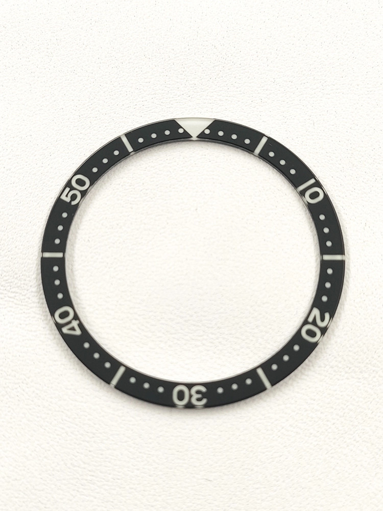 38mm*31.6mm Sapphire Luminous flat watch bezel Fit SKX007 SKX009
