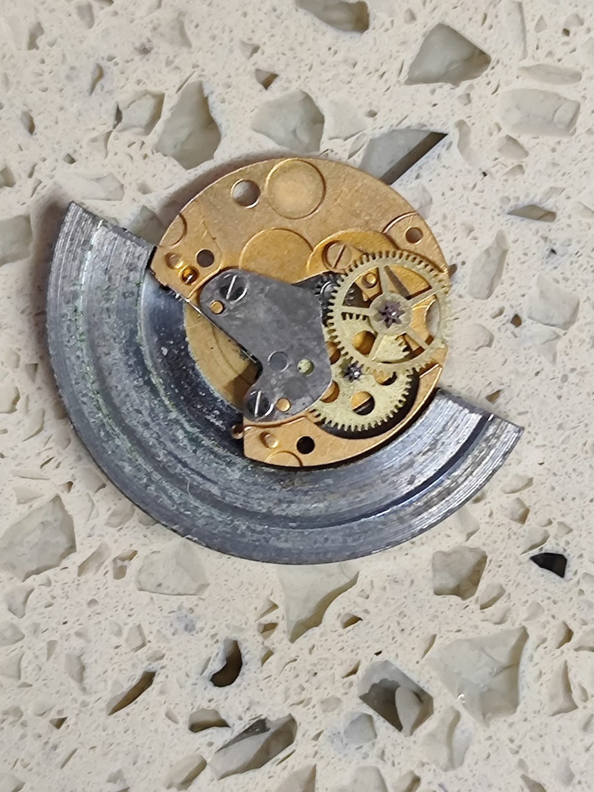 Tissot 2571 /2481 part Automatic device & Oscillating weight Fit Omega 1480 /81