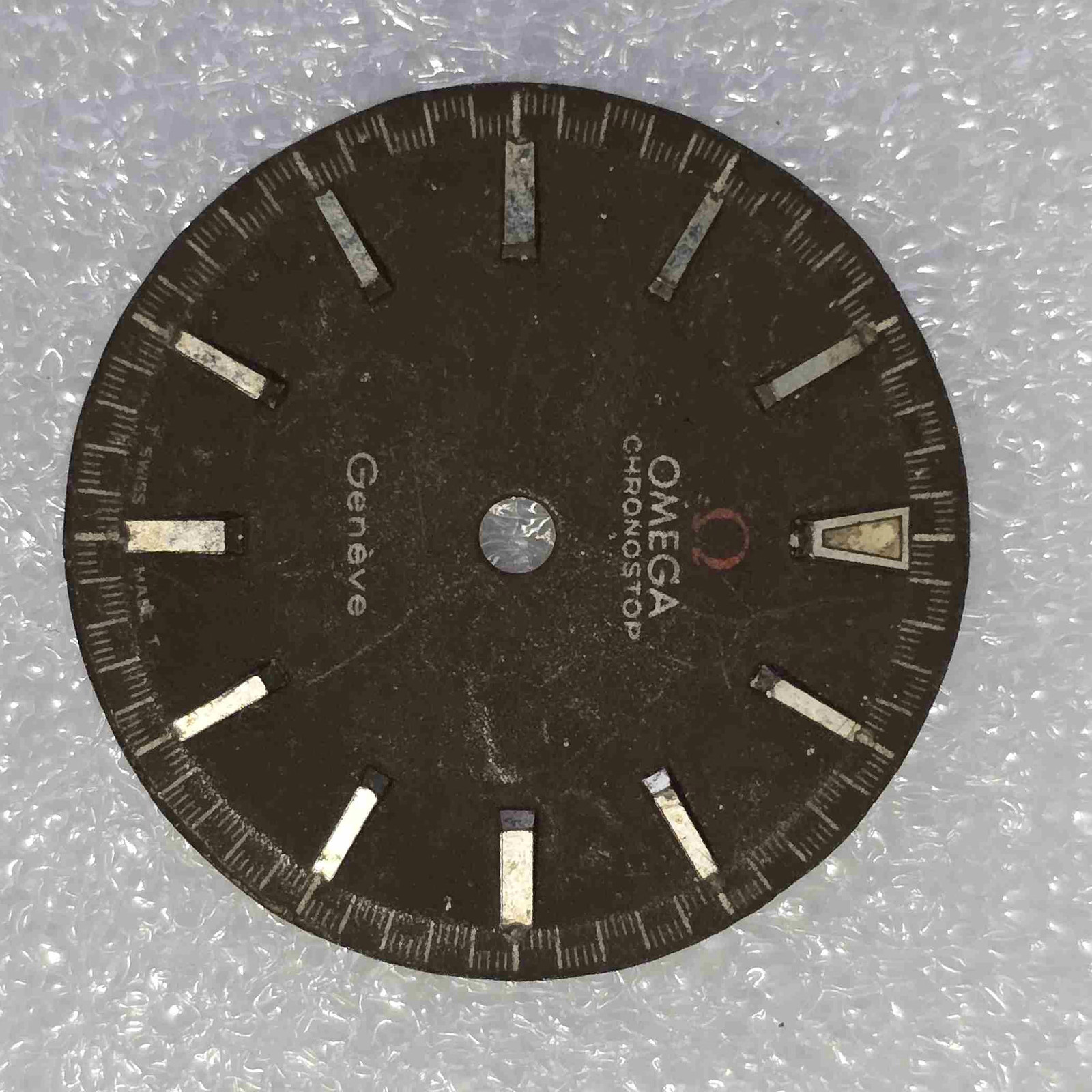 Vintage OMEGA CHRONOSTOP Black Dial. For Parts